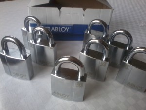 Abloy hänglås pl 340 25 många