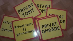 Privat tomt Privat område 1