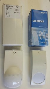 Rörelsedetektorer Siemens