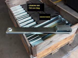 Låsbom LB 300. 750 mm på pall. 1