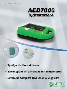 AED7000 Hjärtstartare NY